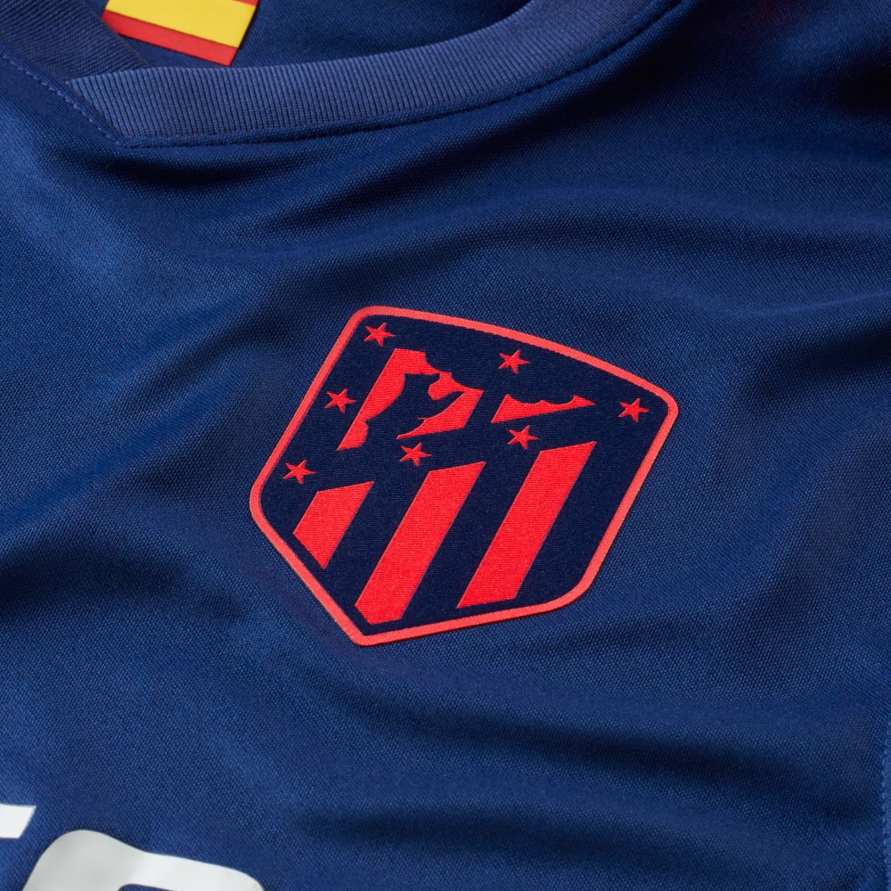 Nike 2021-22 Atletico Madrid Away Jersey - Loyal Blue-Crimson (Detail 3)