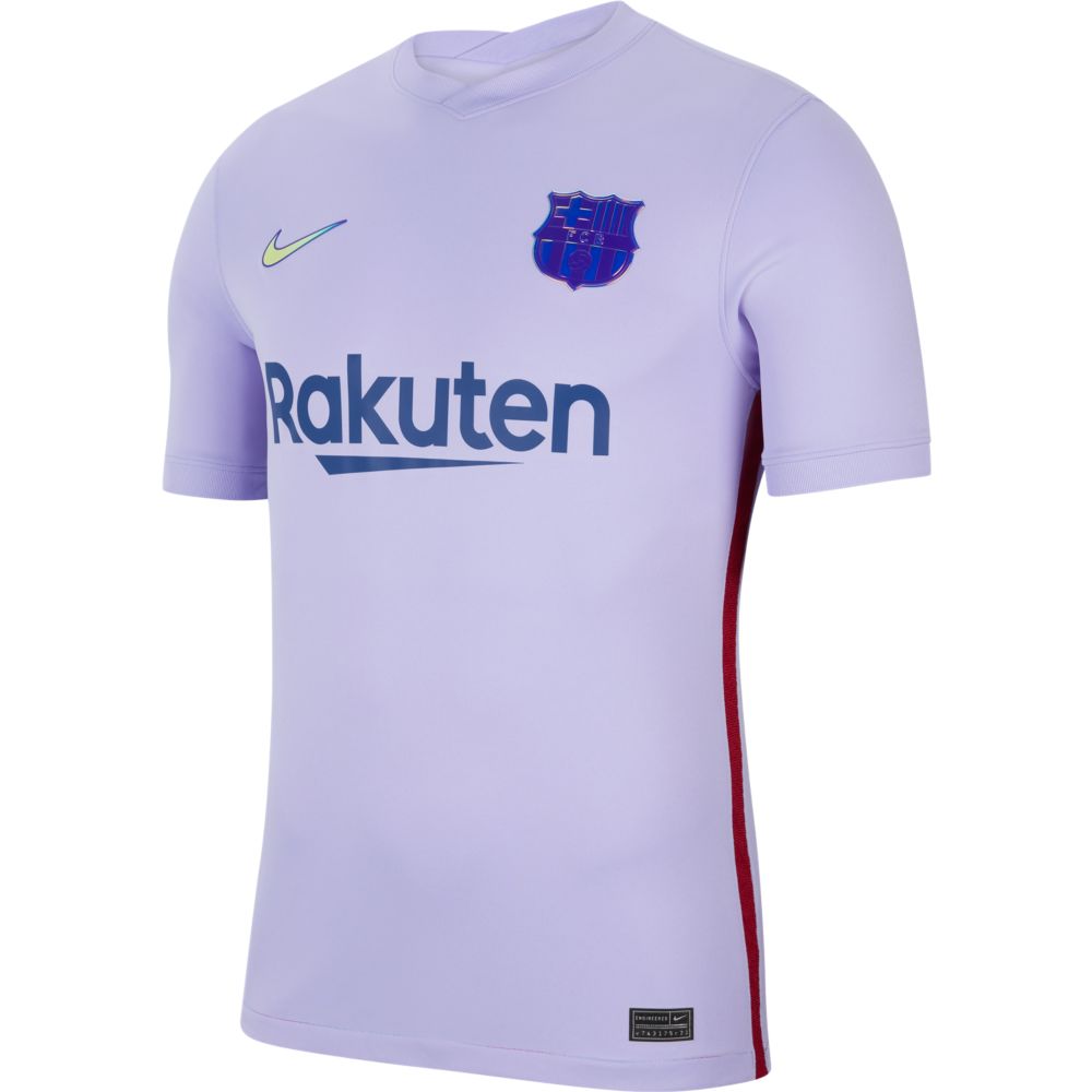 Nike 2021-22 Barcelona Away Jersey - Purple Pulse (Front)