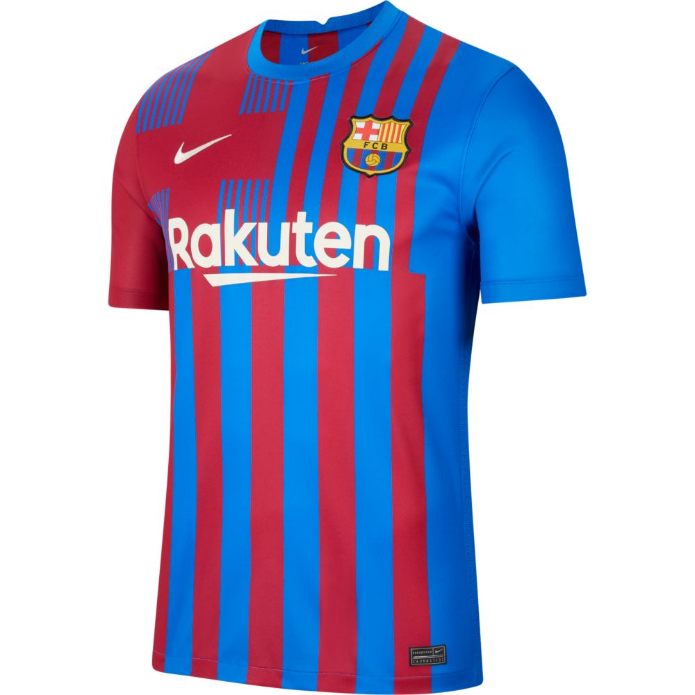 Nike 2021-22 Barcelona Home Jersey - Soar-Pale Ivory (Front)