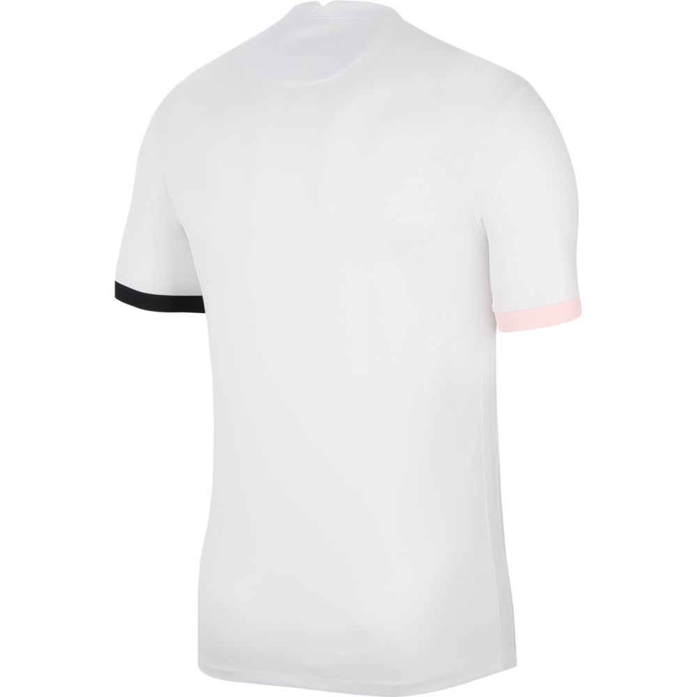 Nike 2021-22 PSG Away Jersey - White-Arctic Punch-Black (Back)
