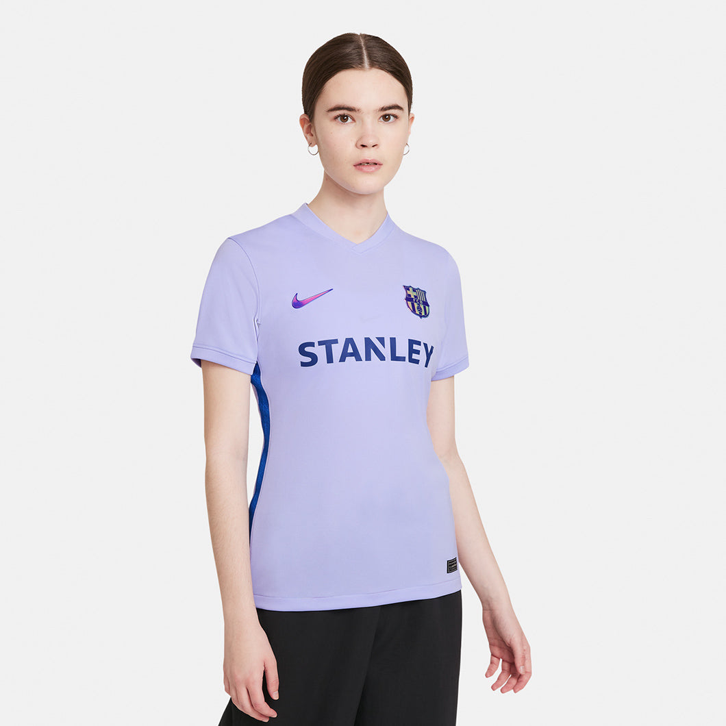 Nike 2021-22 Barcelona Women Away Jersey - Purple Pulse (Front)