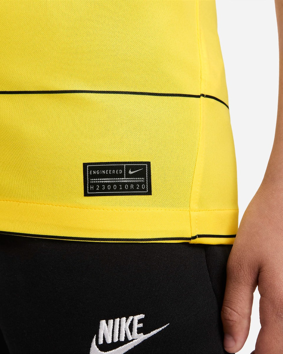 Nike 2021-22 Chelsea Youth Away Jersey - Yellow (Detail 4)