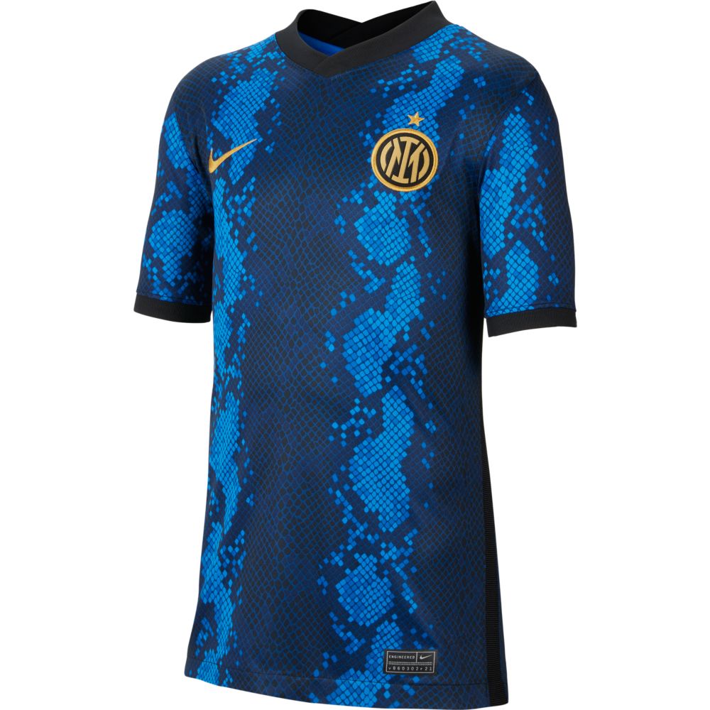 Nike 2021-22 Inter Milan Youth Home Jersey - Blue Spark (Front)
