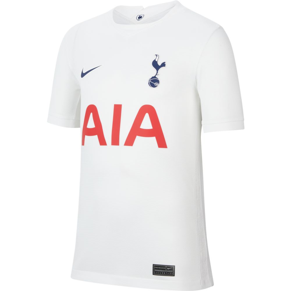 Nike 2021-22 Tottenham Youth Home Jersey - White (Front)
