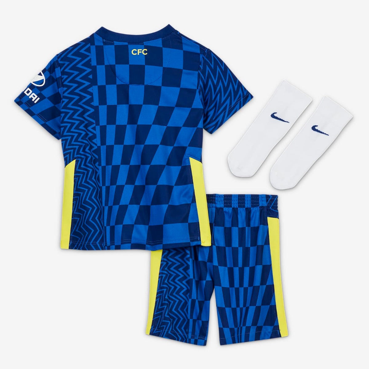Nike 2021-22 Chelsea  Home Baby Set - Lyon Blue (Back)