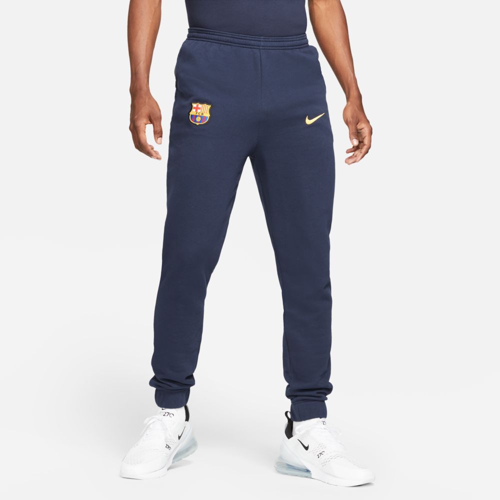 Nike 2021-22 Barcelona GFA Fleece Pants - Obsidian (Model - Front)