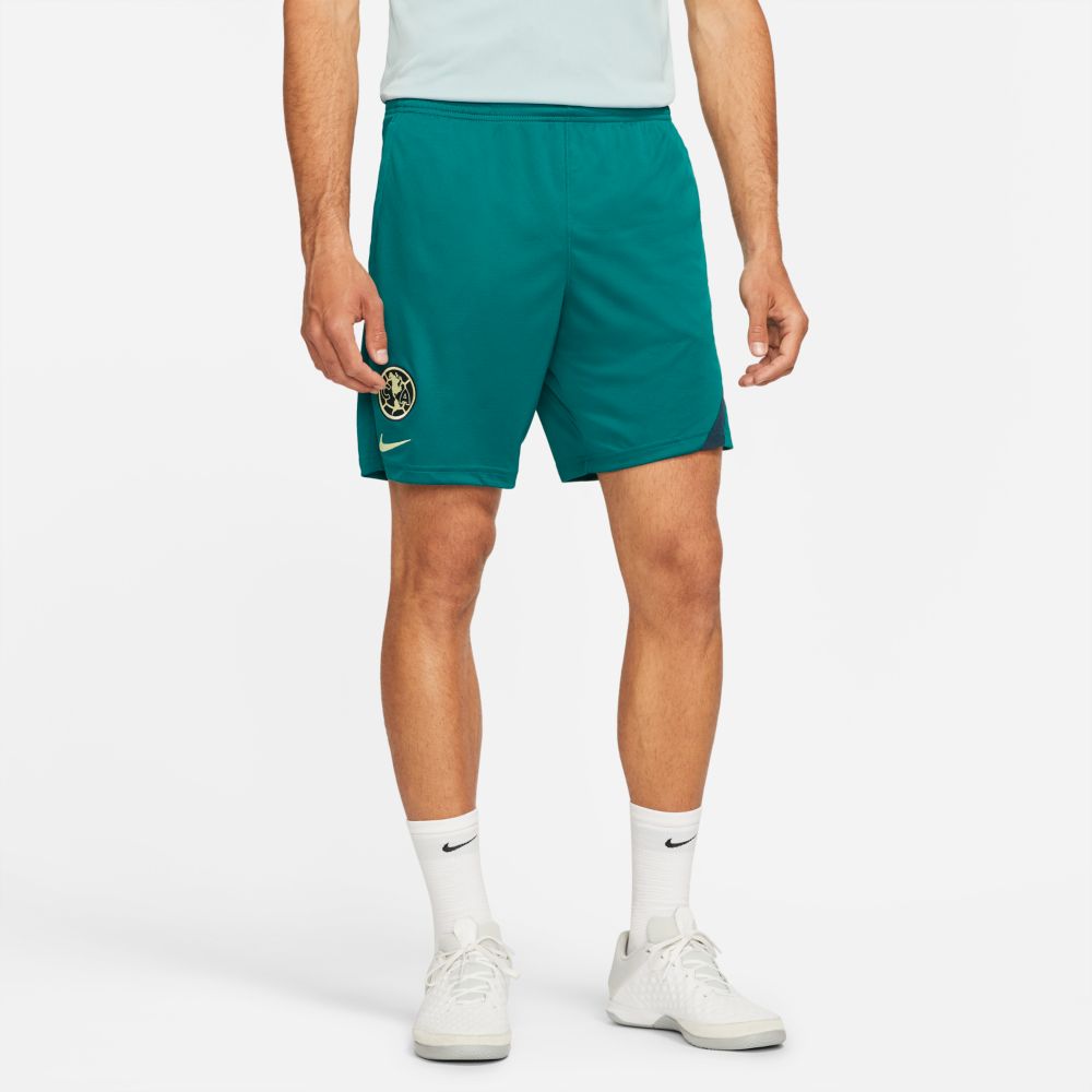 Nike 2021-22 Club America Academy Pro Shorts - Teal (Model - Front)