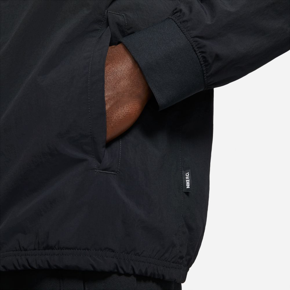 Nike FC AWF Woven Track Jacket - Black-White (Detail 3)