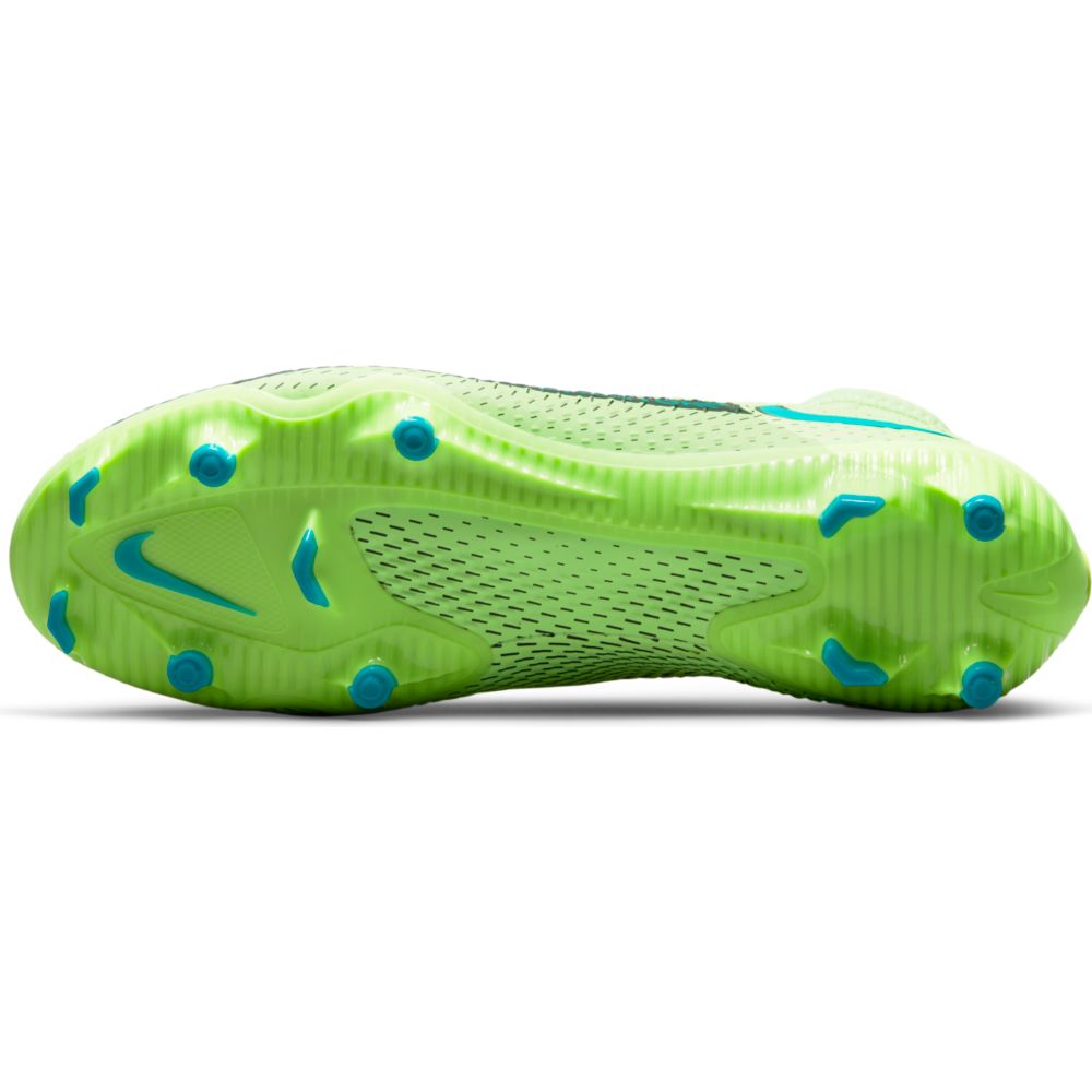 Nike Phantom GT Academy DF FG-MG - Lime Glow-Aquamarine (Bottom)