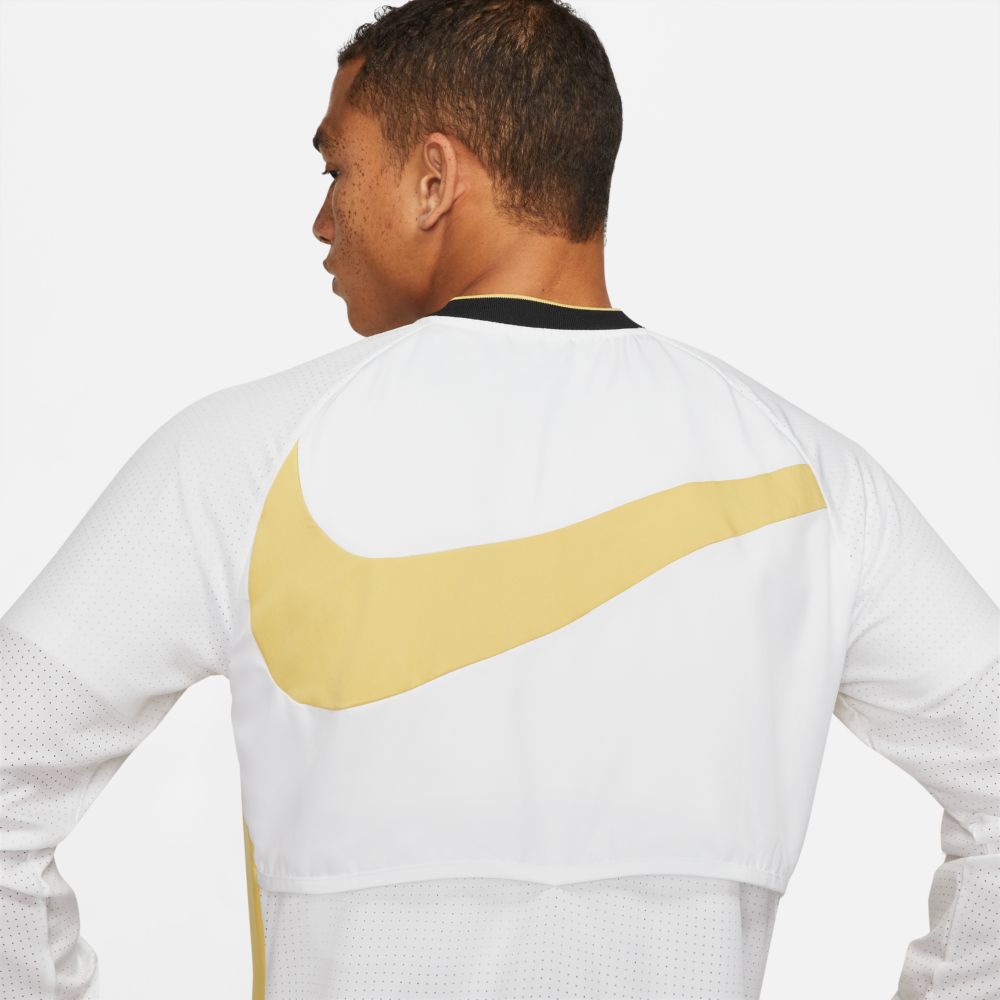Nike Dry-Fit Academy AWF Jacket - White-Gold (Detail 1)