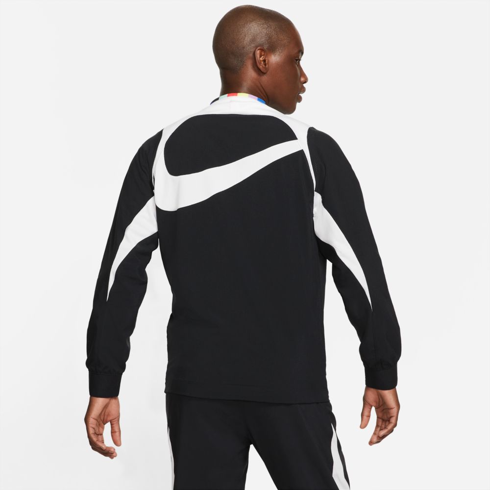 Nike FC Dry-Fit Joga Bonito AWF Jacket - Black-White-Gold (Back)