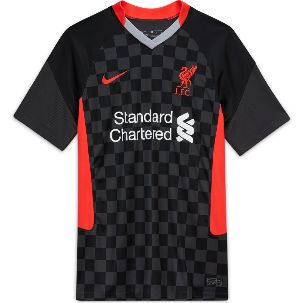 Nike 2020-21 Liverpool Third Jersey - Anthracite-Crimson