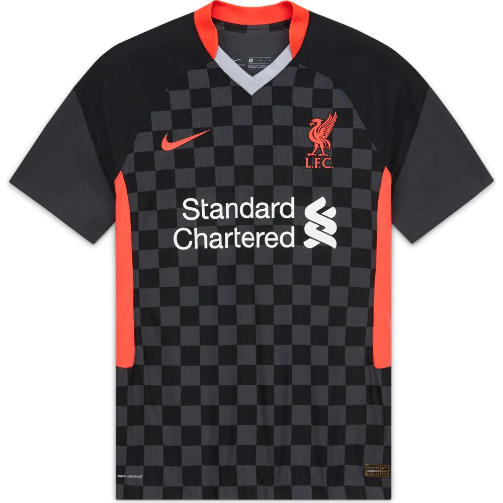 Nike 2020-21 Liverpool Vapor Match Authentic Third Jersey - Anthracite-Crimson