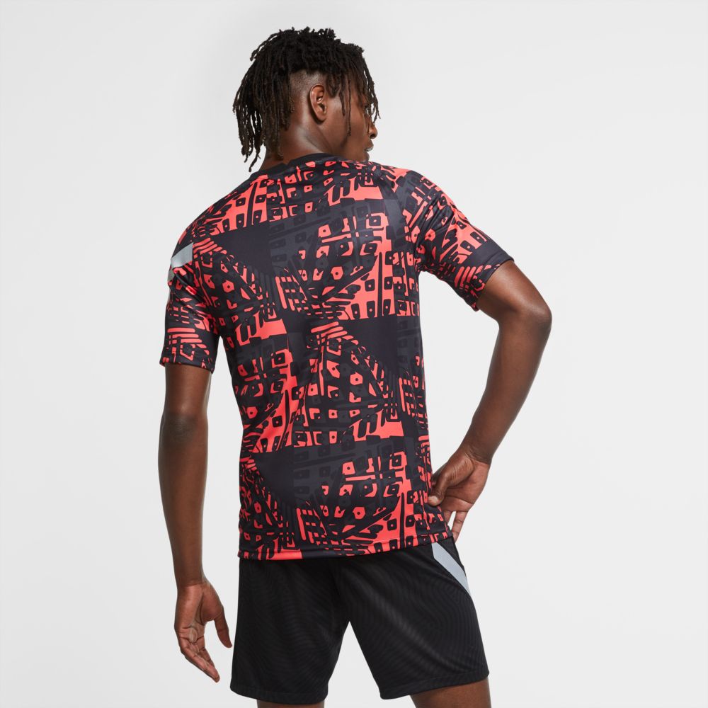 Nike 2020-21 Liverpool Dry-Fit Training Top - Black-Crimson