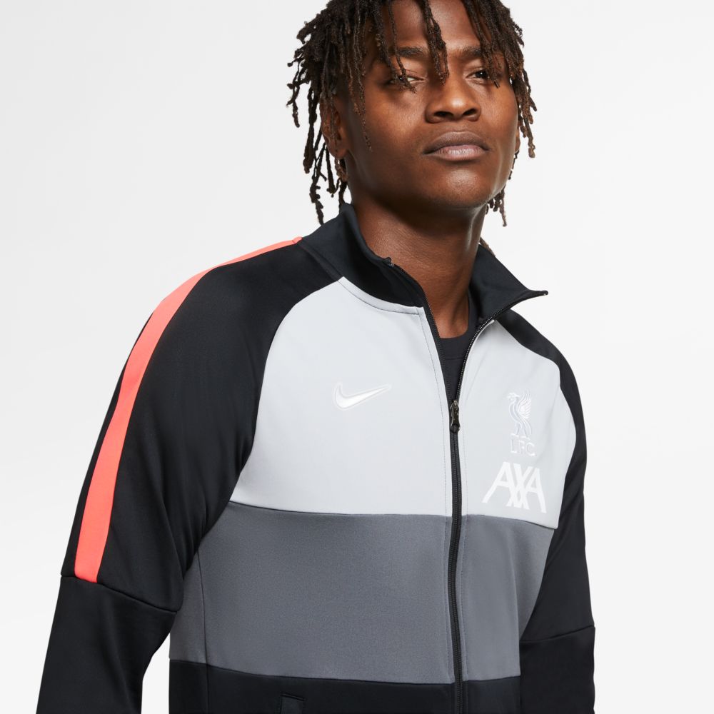 Nike 2020-21 Liverpool Anthem Track Jacket - Black-Grey