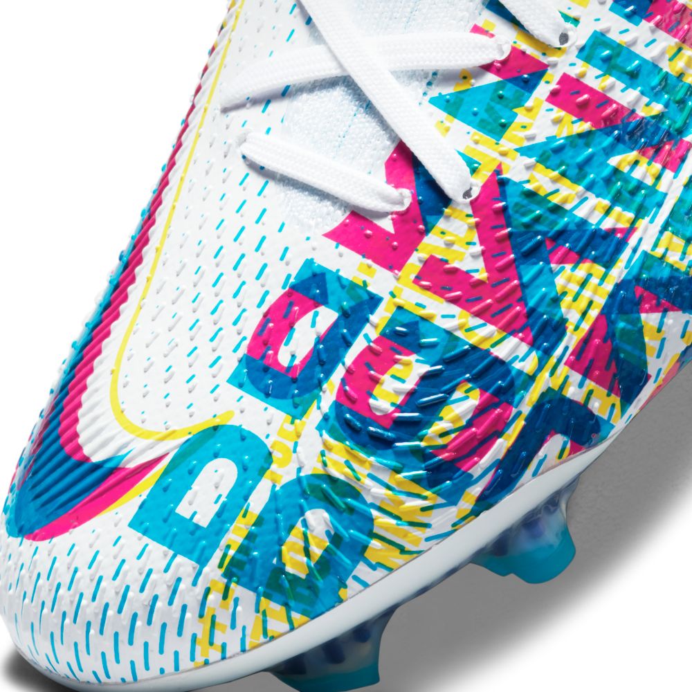 Nike Phantom GT Elite 3D FG - White-Blue-Pink-Yellow (Detail 2)