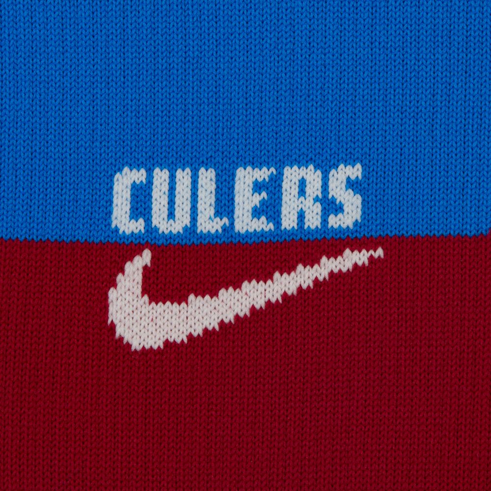 Nike 2021-22 Barcelona Home Squad OTC Socks - Soar-Noble Red (Detail 1)