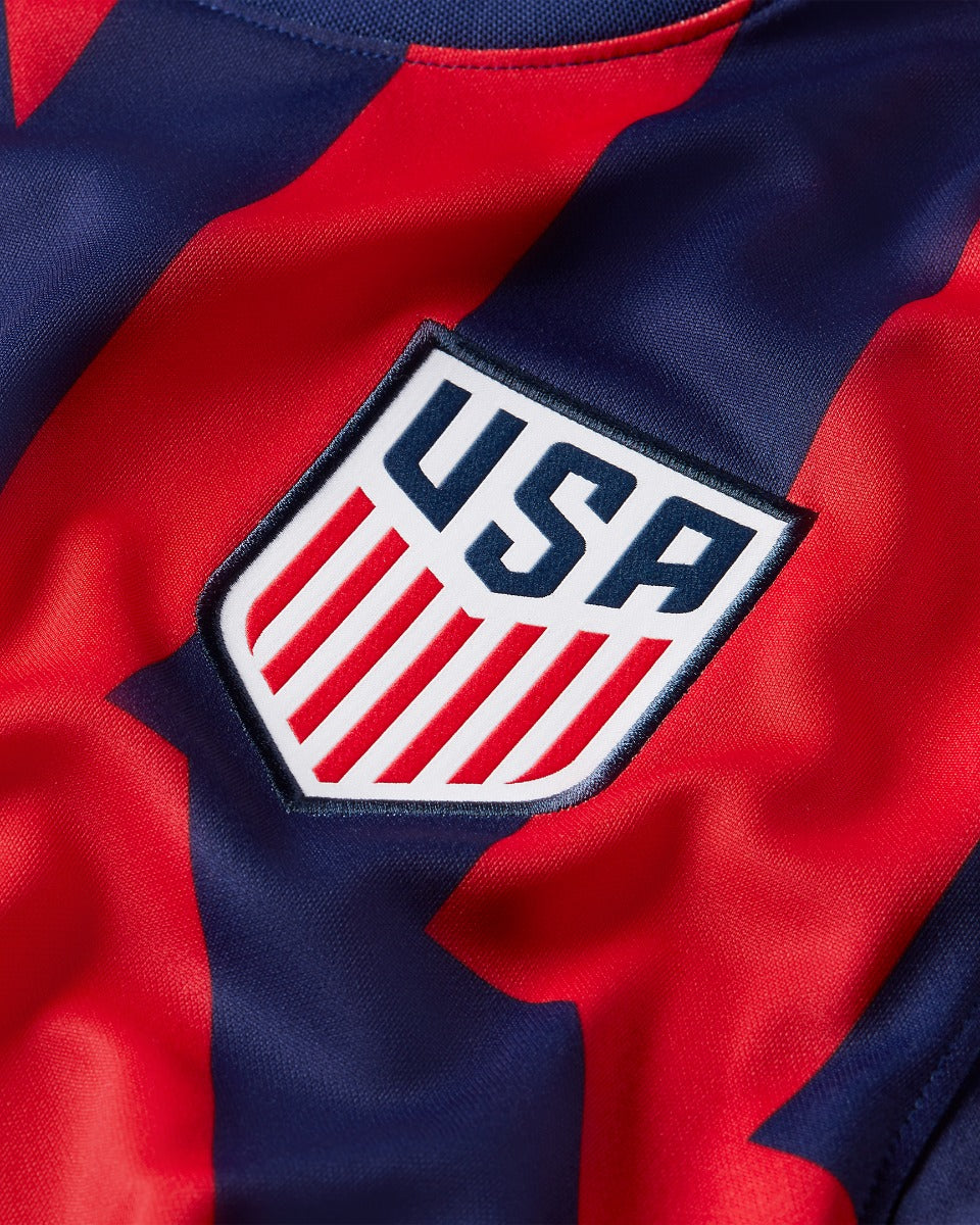 Nike 2021-22 USA Away jersey - Navy-Red (Detail 1)