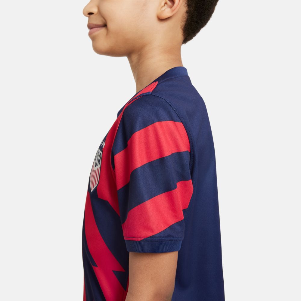 Nike 2021-22 USA Youth 4 Star Away Jersey - Navy-Red (Detail 2)