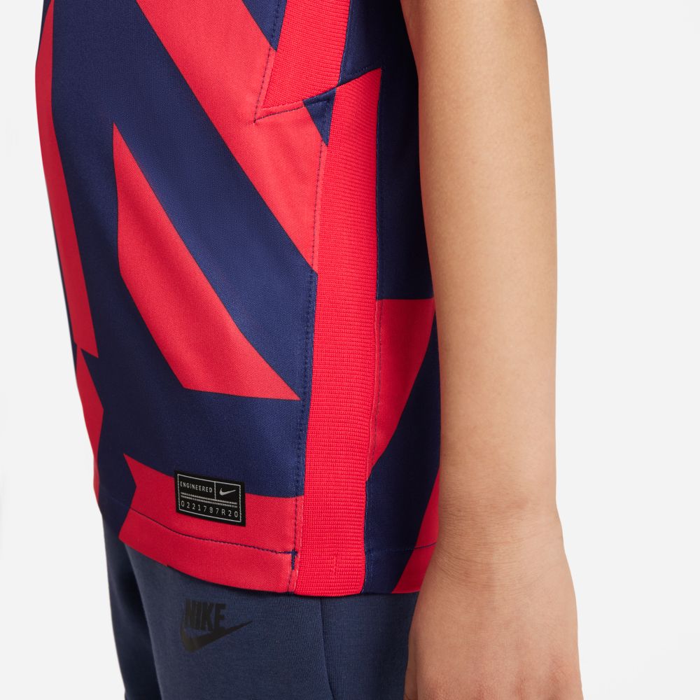 Nike 2021-22 USA Youth 4 Star Away Jersey - Navy-Red (Detail 3)