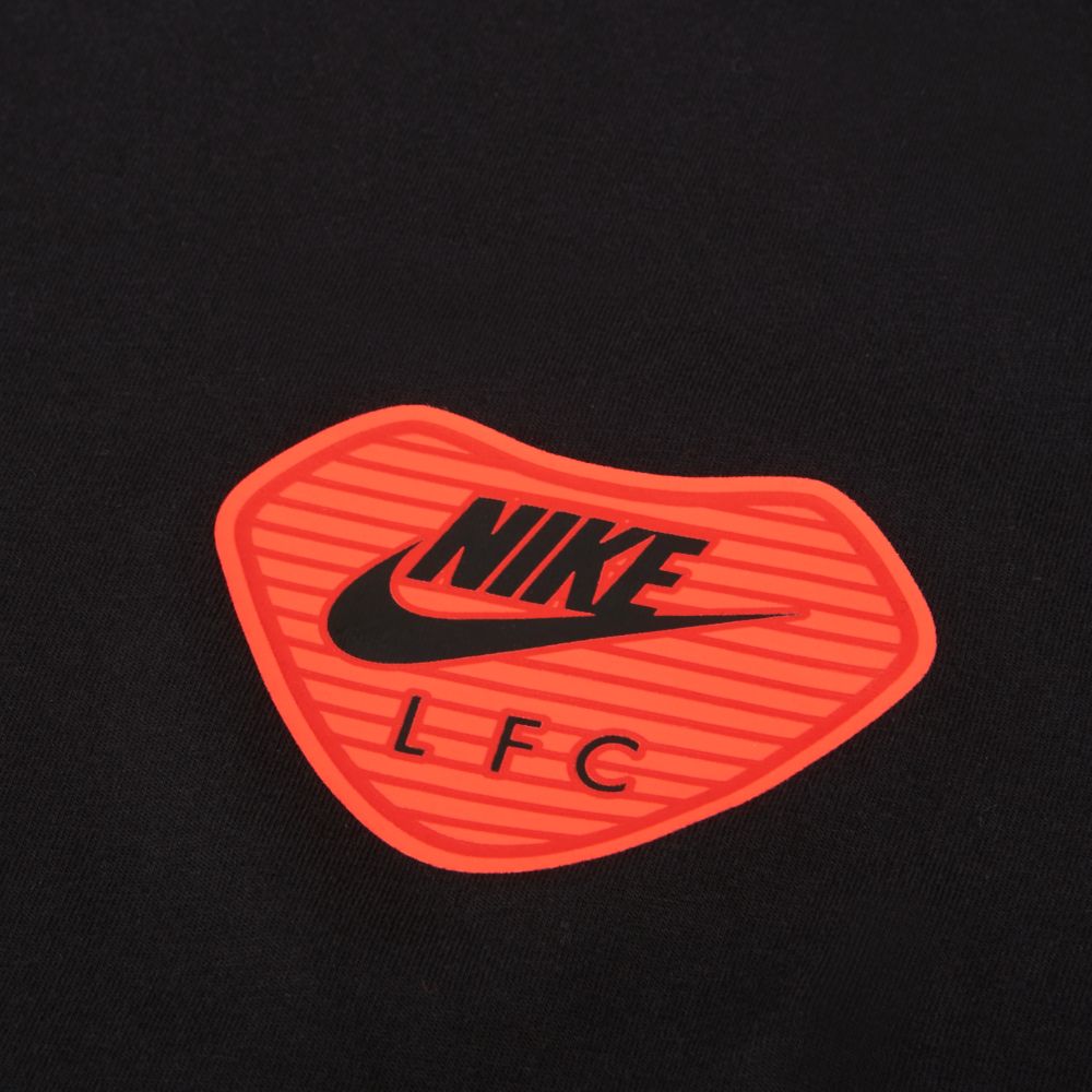 Nike 2020-21 Liverpool Long-Sleeve Travel Tee - Black-Crimson