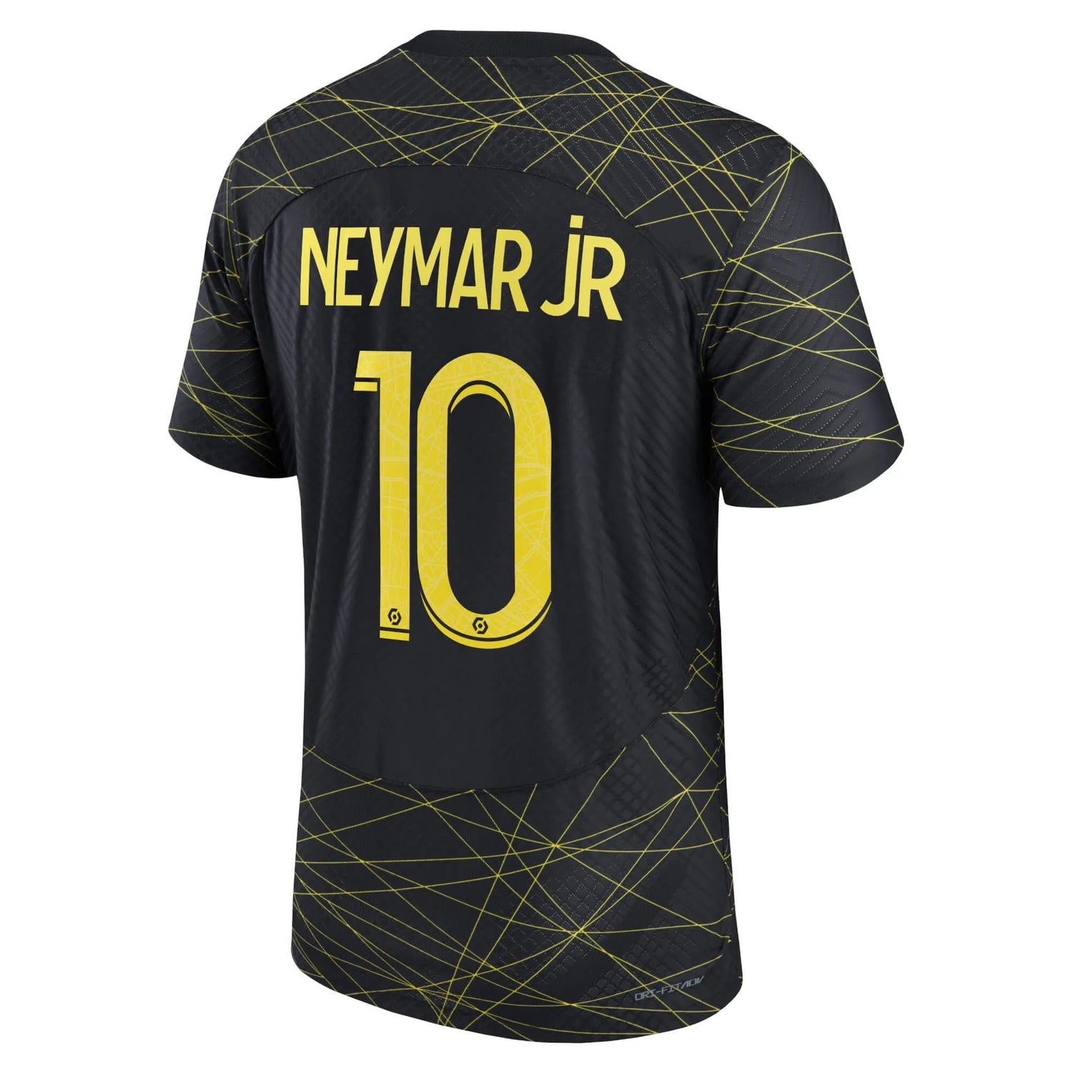 Jordan 2023 PSG Authentic Fourth Jersey - Black-Yellow