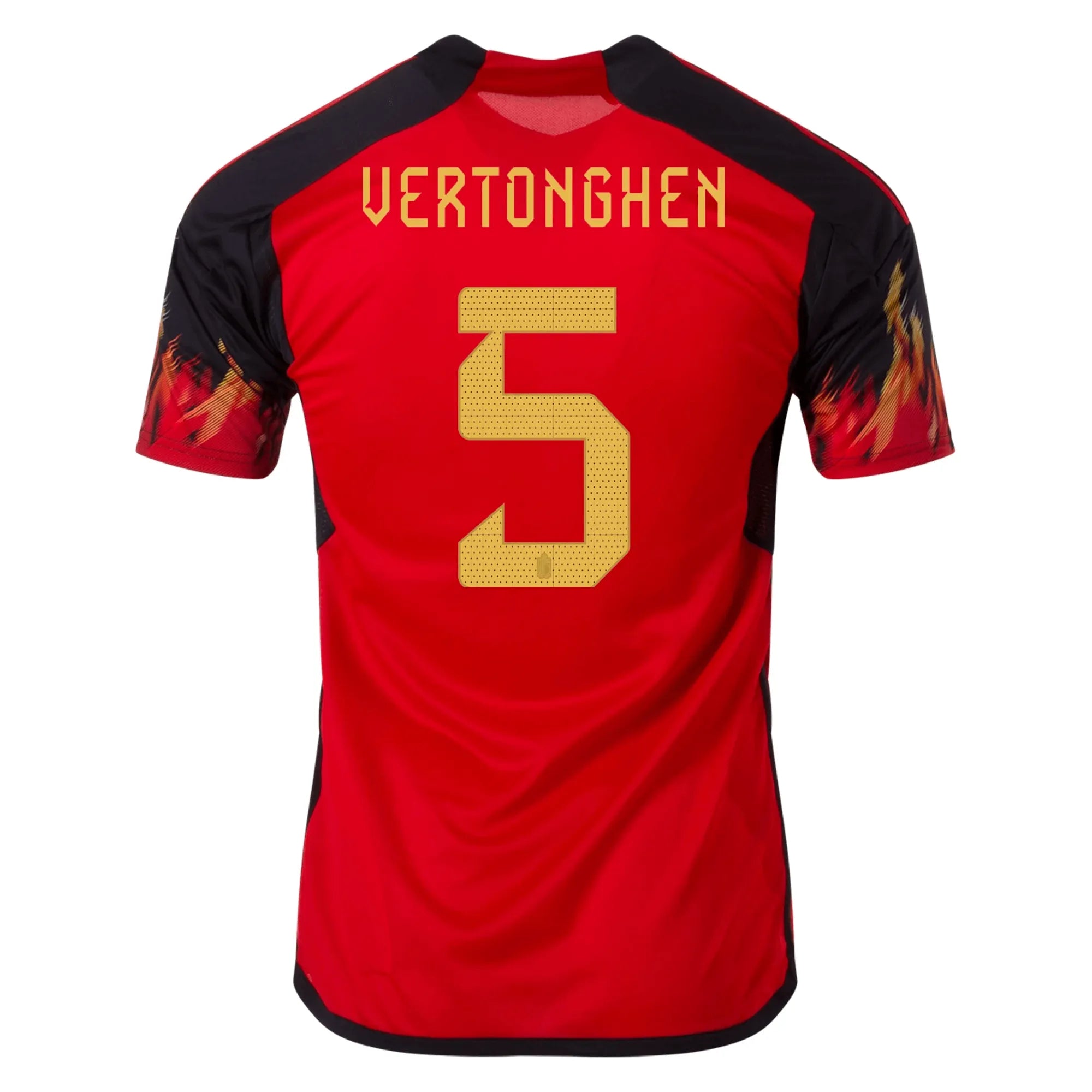 adidas 2022-23 Belgium Home Jersey - Red-Black