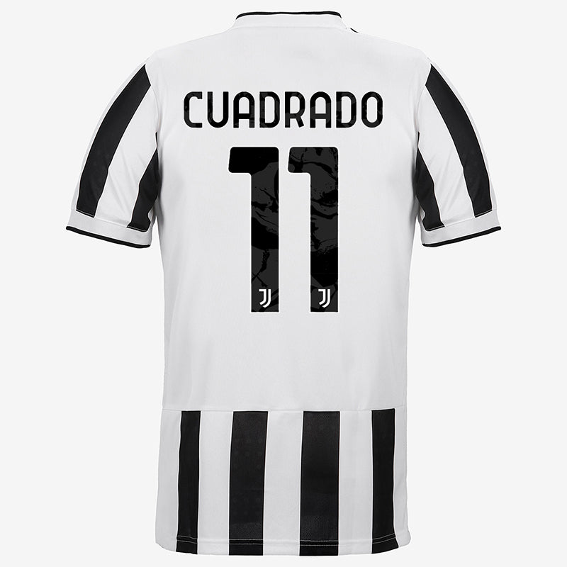 Adidas 2021-22 Juventus Youth Home Jersey - White-Black