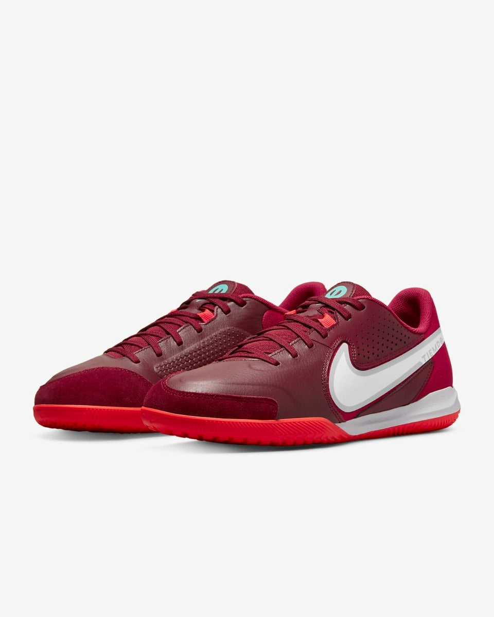 Nike Legend 9 Academy Indoor - Red-White (Pair - Diagonal)