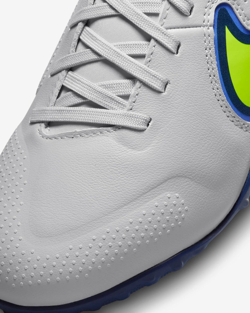 Nike Kids Legend 9 Academy Turf - Grey-Volt-Saphire (Detail 1)