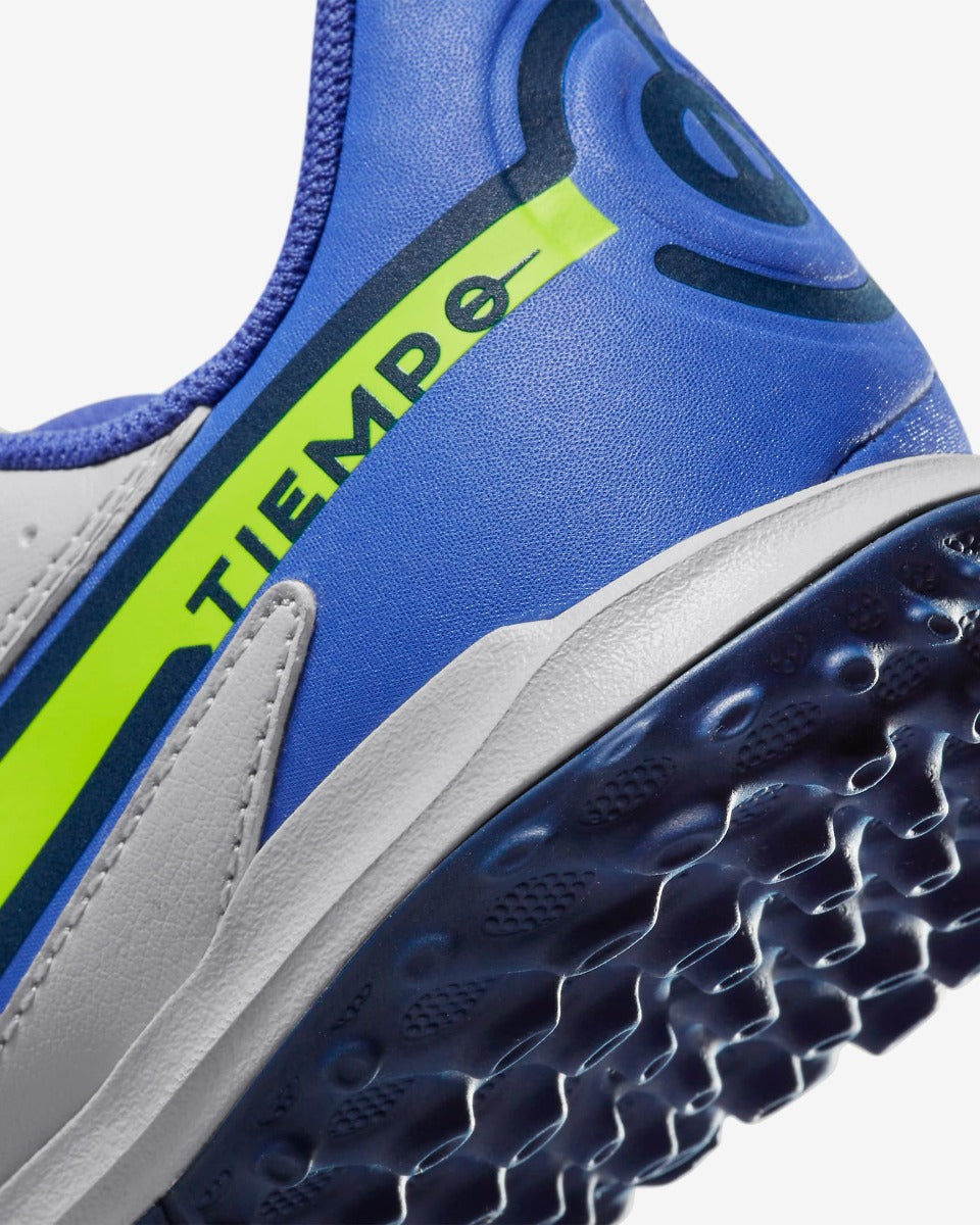 Nike Kids Legend 9 Academy Turf - Grey-Volt-Saphire (Detail 2)