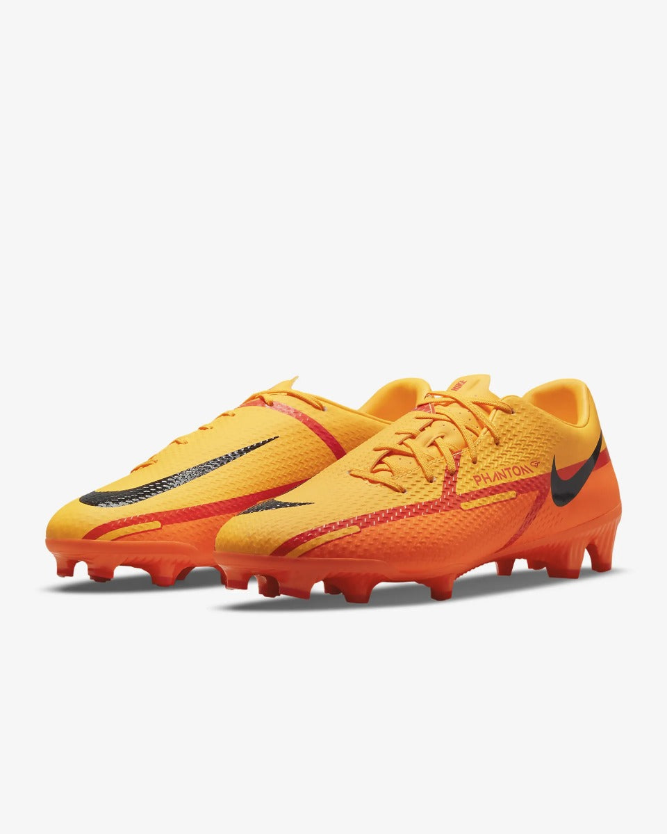 Nike Phantom GT2 Academy FG-MG - Laser Orange-Black (Pair - Diagonal)