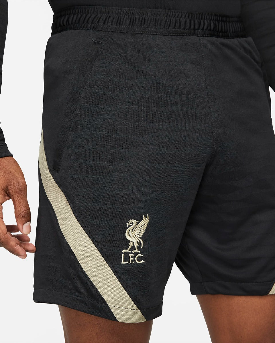 Nike 2022 Liverpool DF Strike Shorts KZ - Black-Mystic Stone (Detail 3)