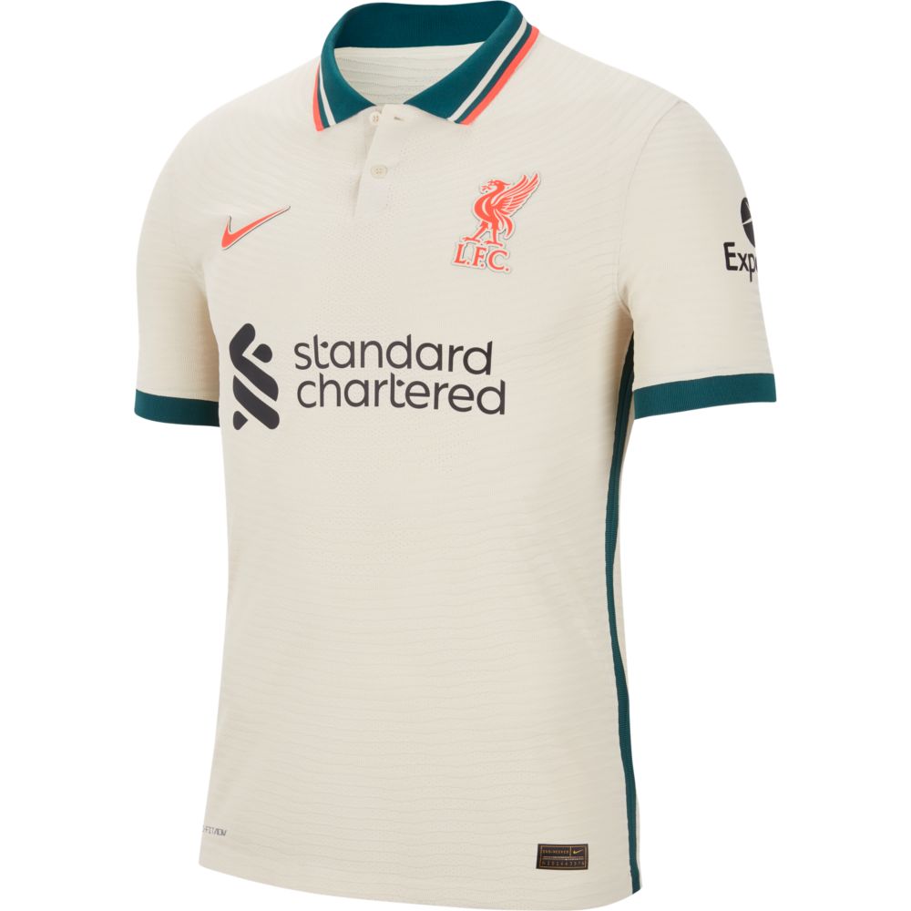Nike 2021-22 Liverpool Away ADV Match Jersey - Fossil (Front)