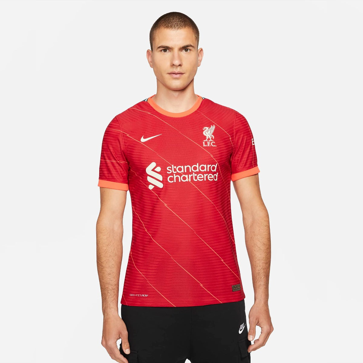 Nike 2021-22 Liverpool  DF Home ADV Match Jersey - Gym Red (Front)