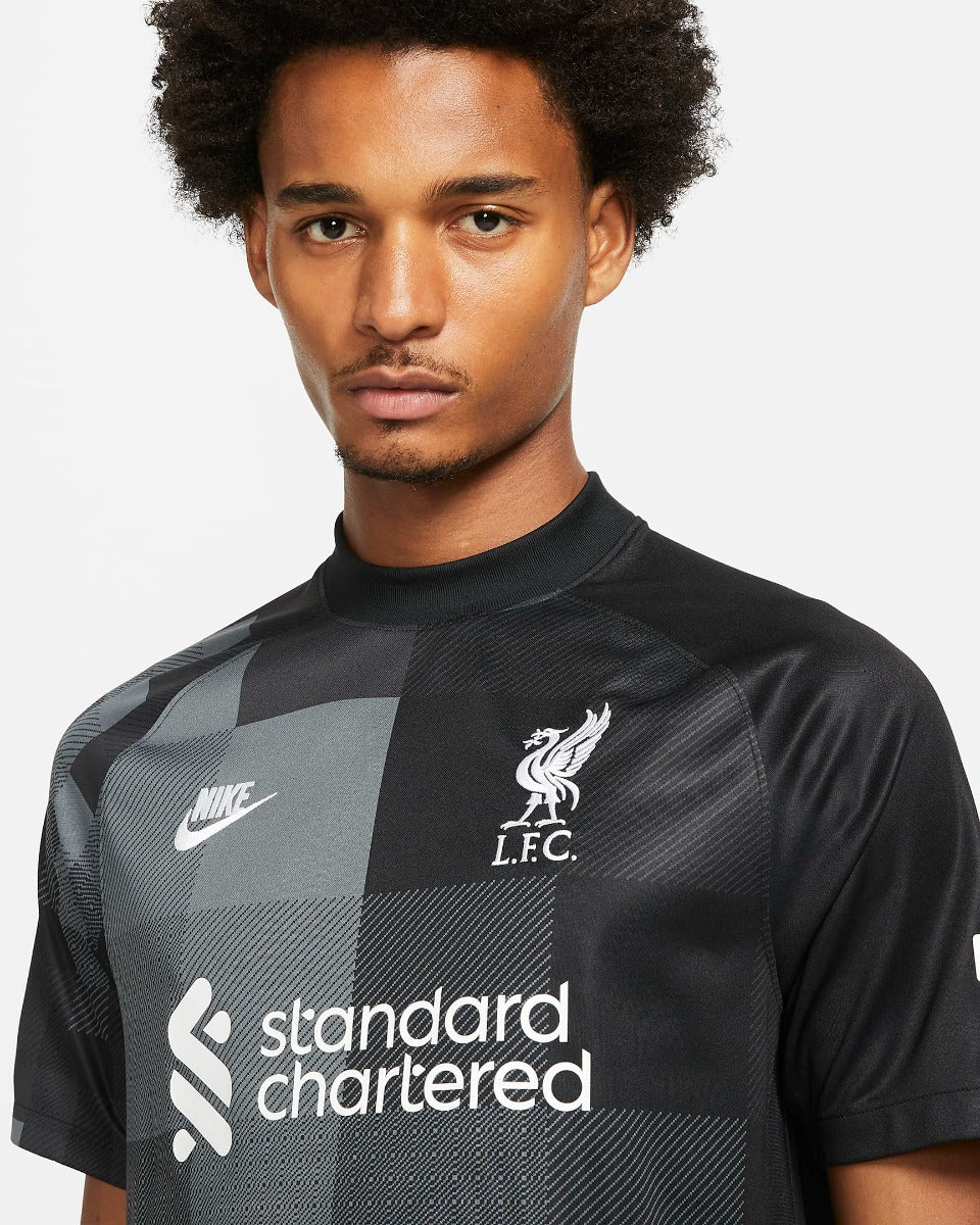 Nike 2021-22 Liverpool Stadium Goalkeeper Jersey - Black