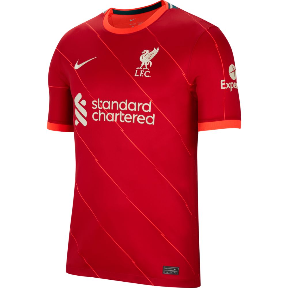 Nike 2021-22 Liverpool Home Jersey - Gym Red