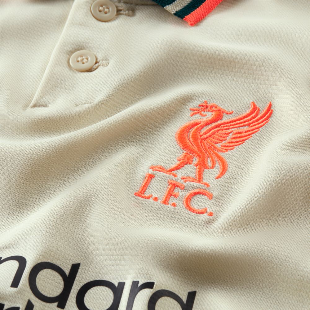 Nike 2021-22 Liverpool Youth Away Jersey - Fossil (Detail 7)
