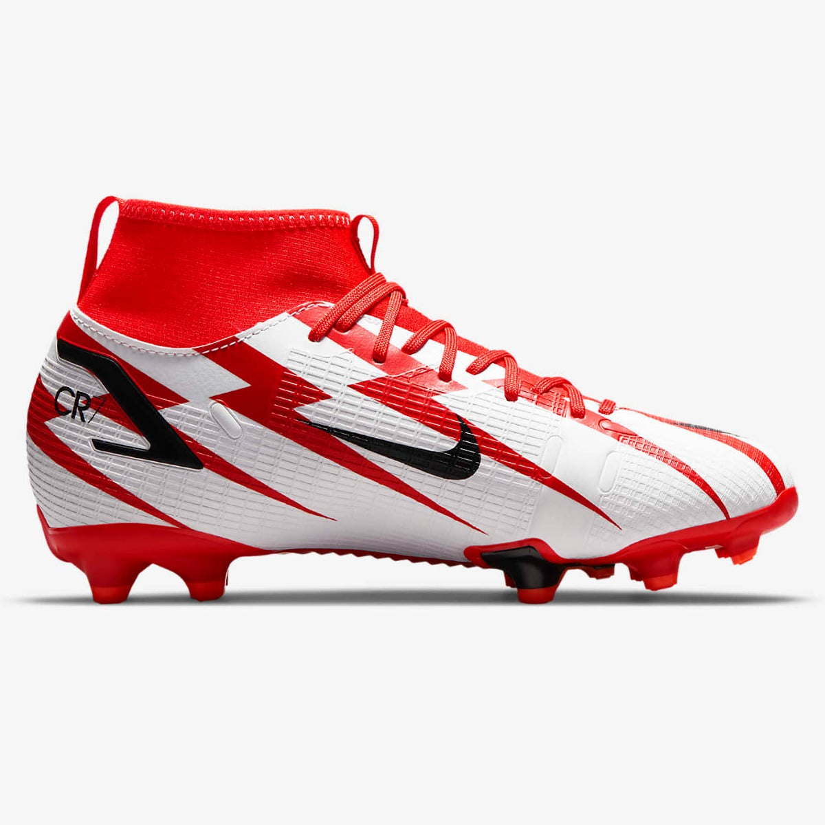 Nike JR Superfly 8 Academy CR7 FG-MG - Red-White (Side 2)