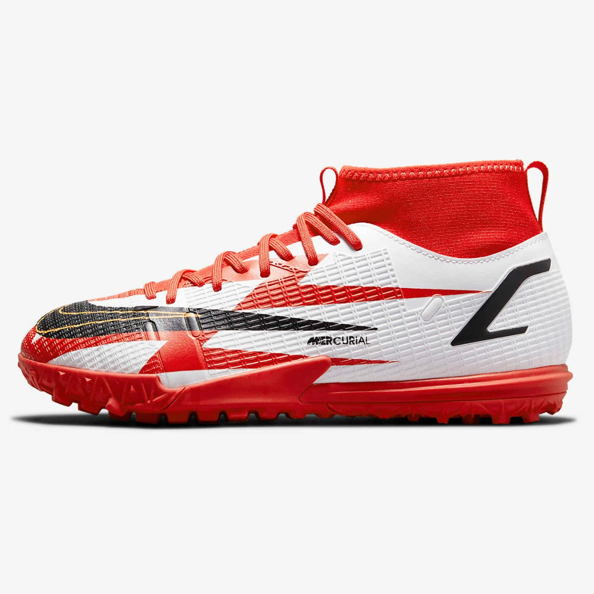 Nike JR Superfly 8 Academy CR7 TF - Red-White (Side 1)