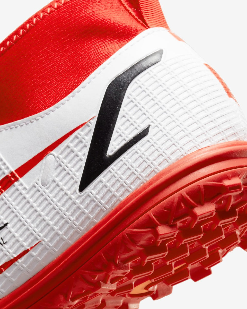 Nike JR Superfly 8 Academy CR7 TF - Red-White (Detail 2)