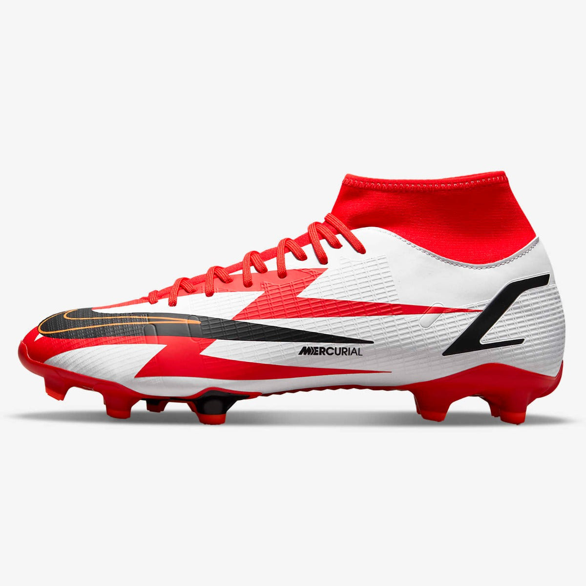 Nike Superfly 8 Academy CR7 FG-MG - Red-White (Side 1)