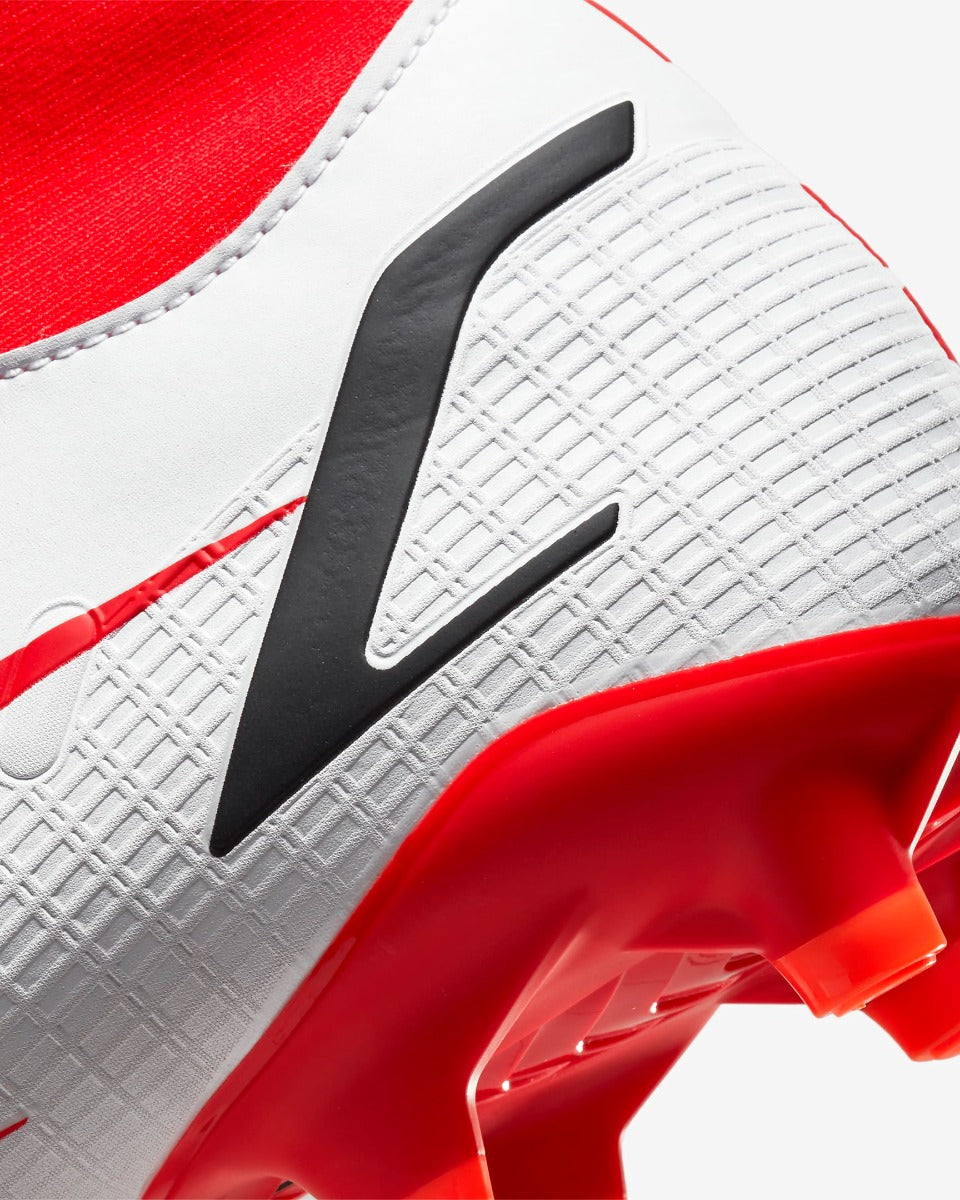 Nike Superfly 8 Academy CR7 FG-MG - Red-White (Detail 3)