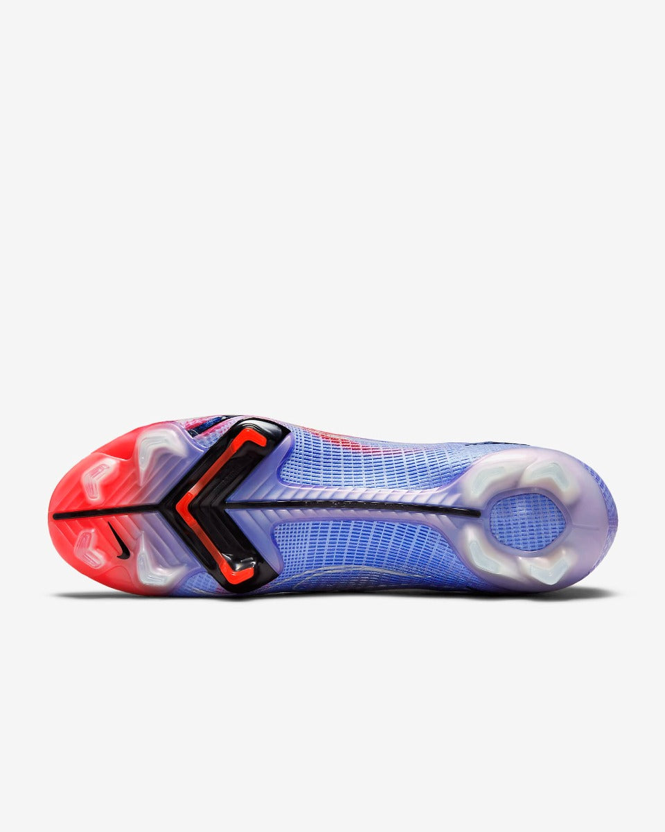Nike Superfly 8 Elite KM FG - Light Thistle-Bright Crimson (Bottom)