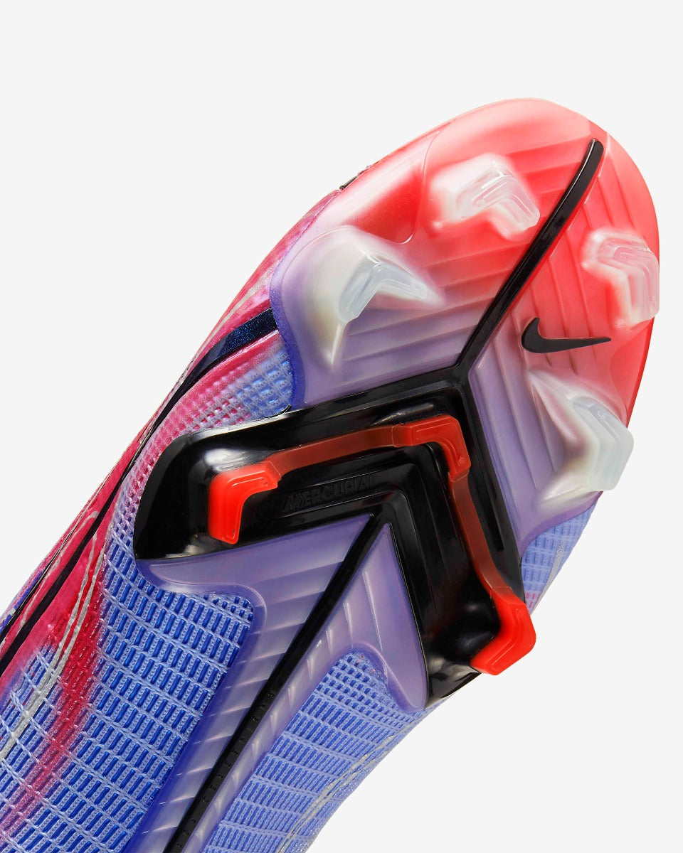 Nike Superfly 8 Elite KM FG - Light Thistle-Bright Crimson (Detail 1)