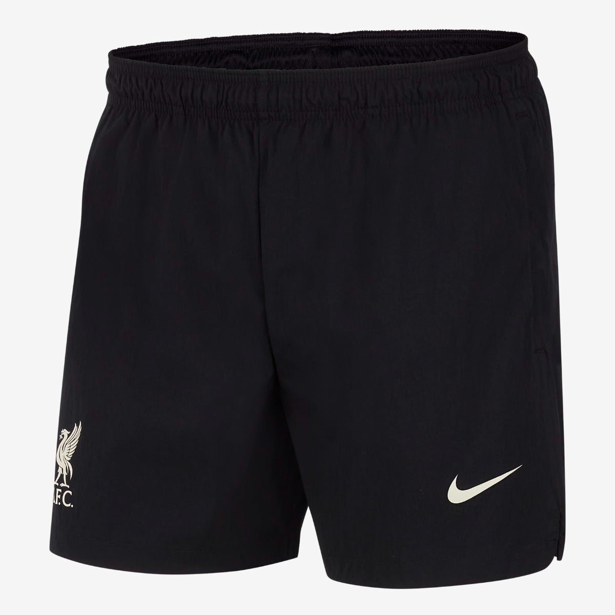 Nike 2021-22 Liverpool Woven Shorts - Black (Front)