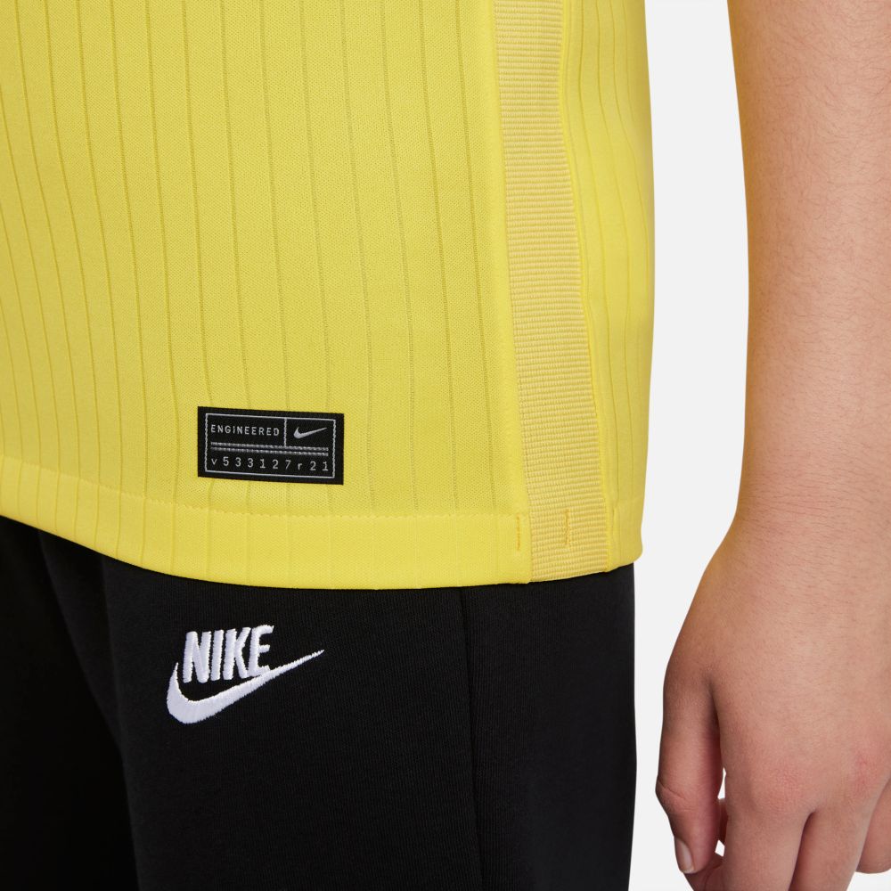 Nike 2021-22 Liverpool Youth Third Jersey - Yellow (Detail 5)