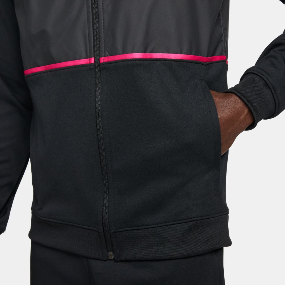 Nike 2021-22 Barcelona I96 Anthem Full-Zip Jacket - Black (Detail 2)