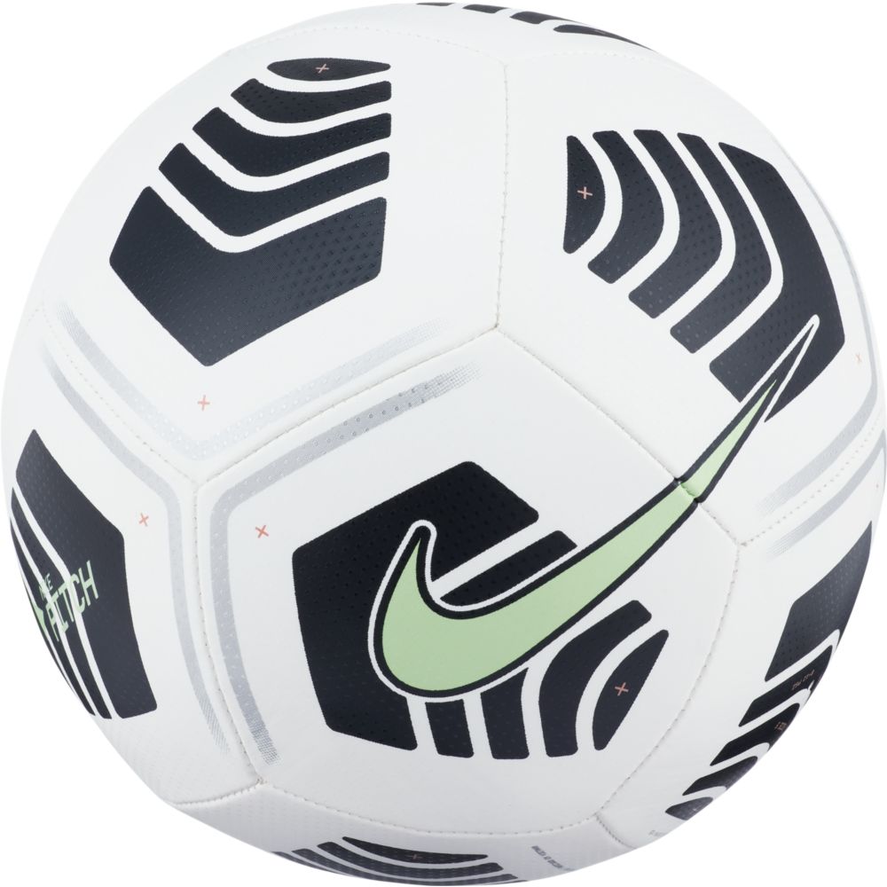 Nike Pitch Training Ball - White-Black-Lime Glow (Back)