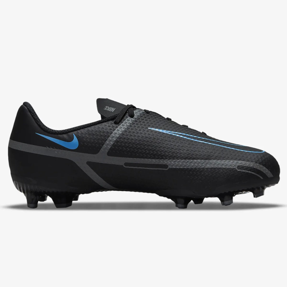 Nike JR Phantom GT2 Academy FG-MG - Black-Blue (Side 2)